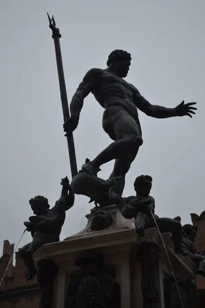 Pomnik Mieście Bolonga Włochy — Zdjęcie stockowe