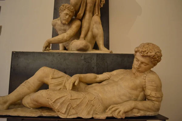 佛罗伦萨 意大利 欧洲的艺术雕像 — 图库照片