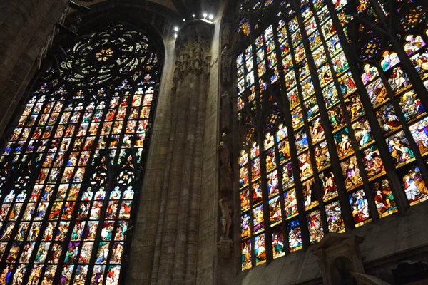 Italien Milan Circa Maj 2019 Interiör Milanos Katedral Eller Metropolitan — Stockfoto