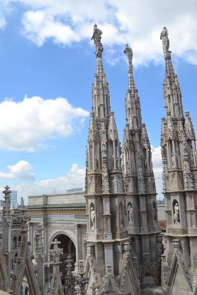 Italia Milán Circa Mayo 2019 Catedral Milán Catedral Metropolitana Basílica — Foto de Stock