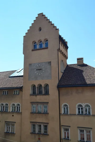 Bolzano Şehir Tarihi Mimarisi Talya Avrupa — Stok fotoğraf