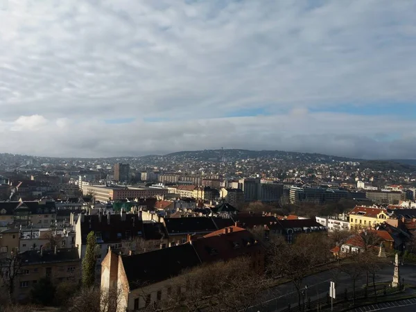Budapeşte 'nin havadan görünüşü, hungary