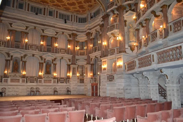 Mantova Italy Circa July 2018 Внутренний Вид Театра Bibiena Спроектирован — стоковое фото