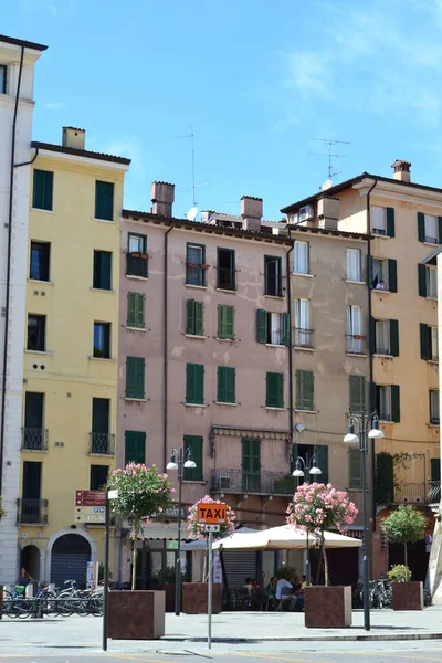 Historiska Byggnader Den Gamla Staden Mantova Lombardiet Italien — Stockfoto