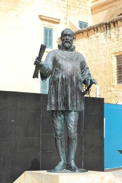 Vista Estatua País Malta — Foto de Stock