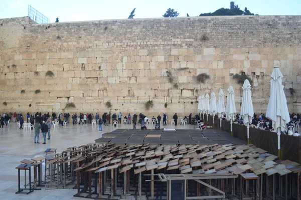 People at The Western Wall, Jerusalem, Israel