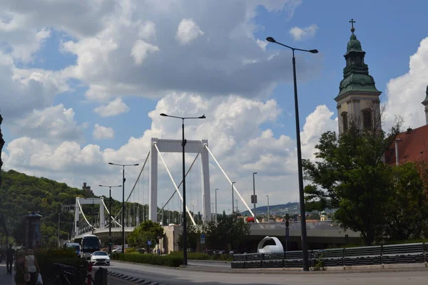 Brücke Budapest Ungarn — Stockfoto