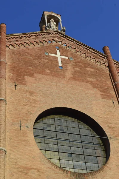Kyrkan Rimini Stad Italien Europa — Stockfoto