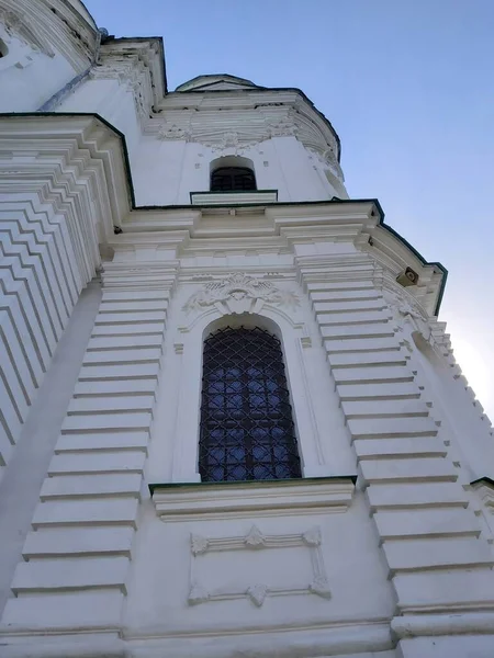 Cattedrale Bianca Nella Città Chyhyryn Ucraina — Foto Stock