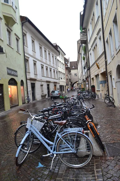 Bolzano Şehir Tarihi Mimarisi Talya Avrupa — Stok fotoğraf