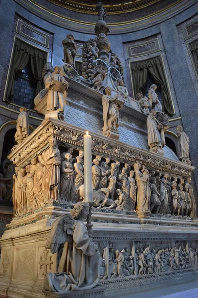 Interiör Katedralen Bologna Italien Europa — Stockfoto