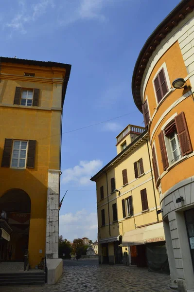 Pesaro Itálie Října 2017 Pohled Ulice Město Pesaro Itálie — Stock fotografie