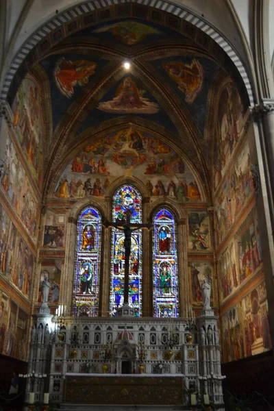 Interieur Van Kathedraal Florence Italië Europa — Stockfoto