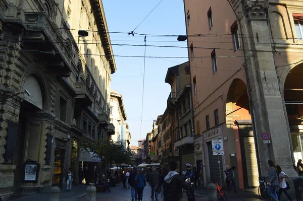 Pessoas Nas Ruas Cidade Rimini Itália Europa — Fotografia de Stock