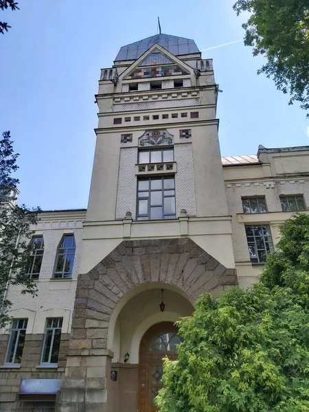 Noble Land Bank building in Chernihiv city, Ukraine.