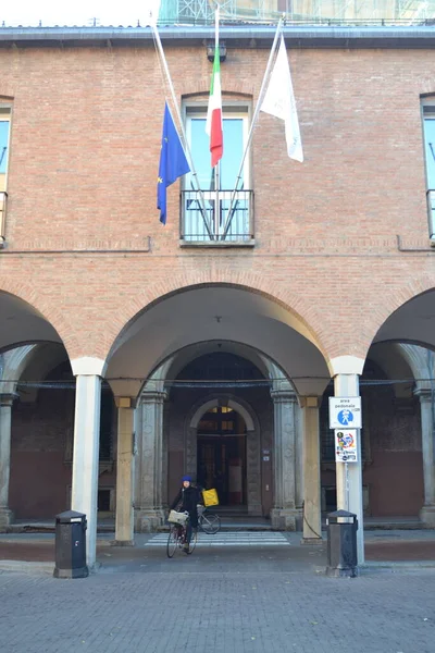 people on the streets of Bologna city, Italy, Europe