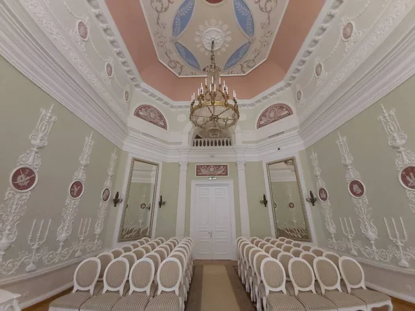 Wnętrze Pałacu Hetmana Kyrylo Pomomovskyi Baturyn Ukraina — Zdjęcie stockowe