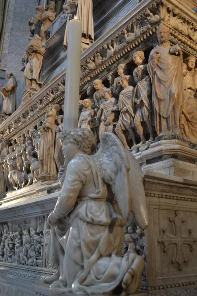 Interieur Van Kathedraal Bologna Italië Europa — Stockfoto