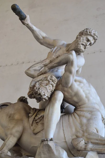 Skulptur Florens Stad Italien Europa — Stockfoto