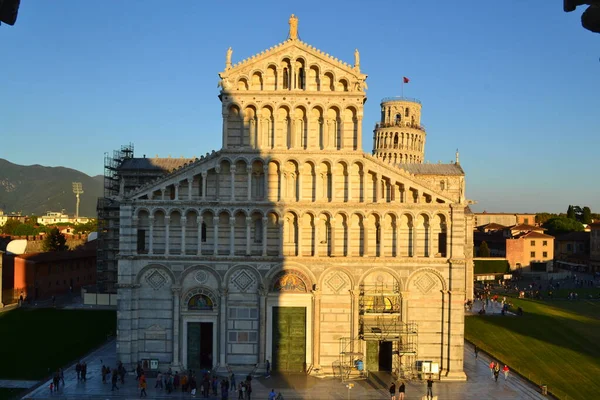 Människor Gatan Piza Stad Italien Europa — Stockfoto