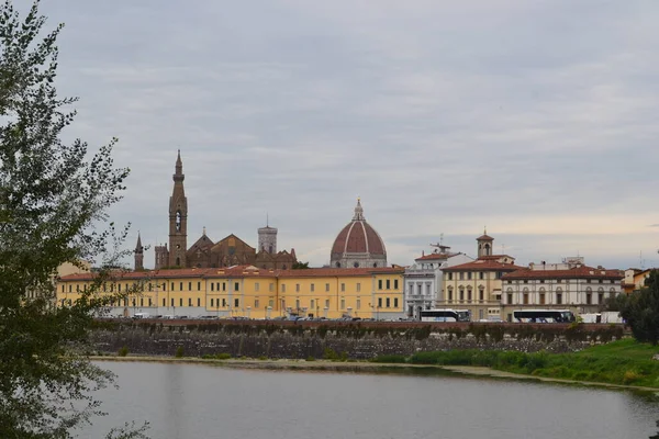 Florence Panoramisch Uitzicht Vanaf Santa Maria Del Fiore Toren — Stockfoto