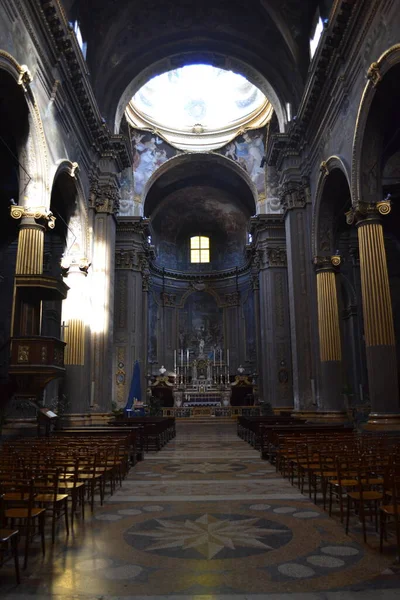 Interior Catedral Bolonha Itália Europa — Fotografia de Stock