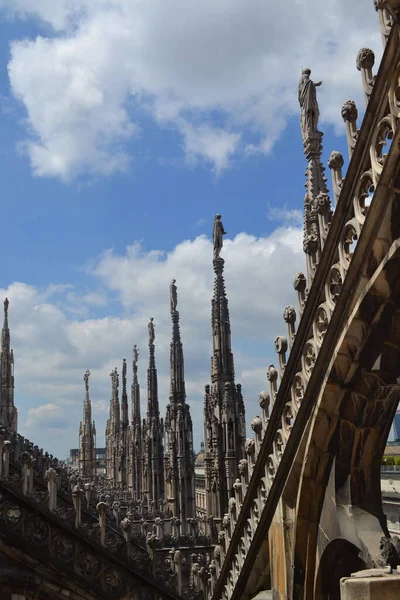 Italia Milán Circa Mayo 2019 Catedral Milán Catedral Metropolitana Basílica — Foto de Stock