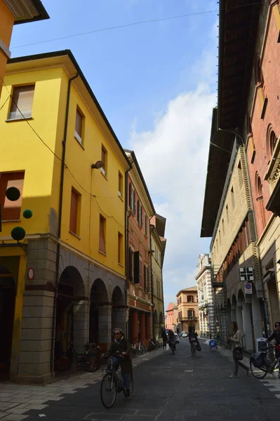 Pesaro Italien Oktober 2017 Straßenansicht Der Stadt Pesaro Italien — Stockfoto