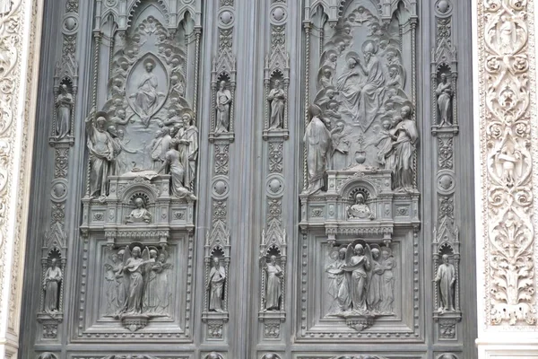 Szczegóły Katedry Florencji Włochy — Zdjęcie stockowe