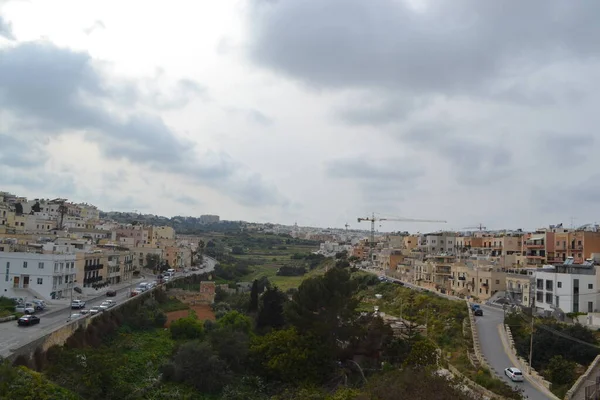Bâtiments Architecturaux Maltais Ville — Photo