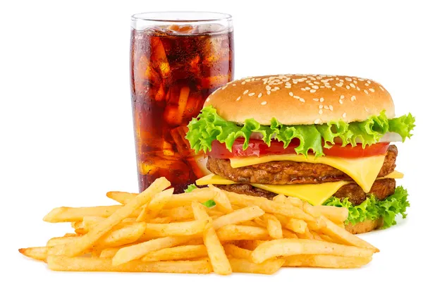 Cheesesburger menu — Stock Photo, Image