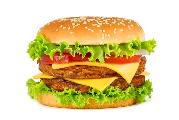 Διπλό cheeseburger — Φωτογραφία Αρχείου