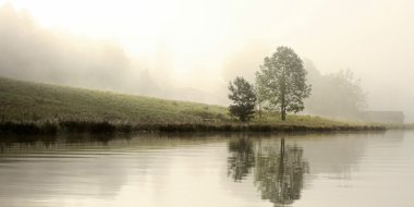 Konigsee lake in the morning