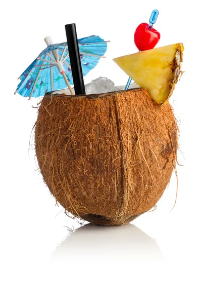 Kokosnusscocktail lizenzfreie Stockbilder