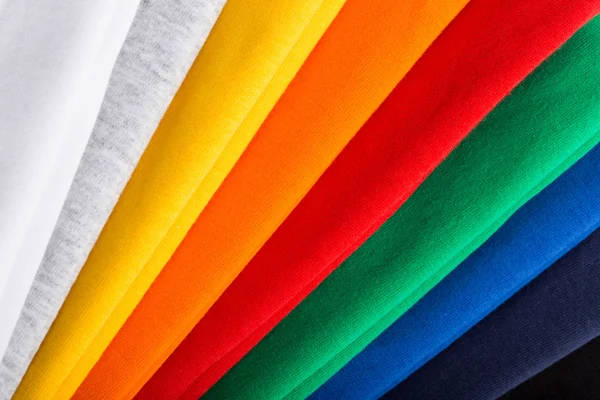 Tecido de algodão colorido — Fotografia de Stock