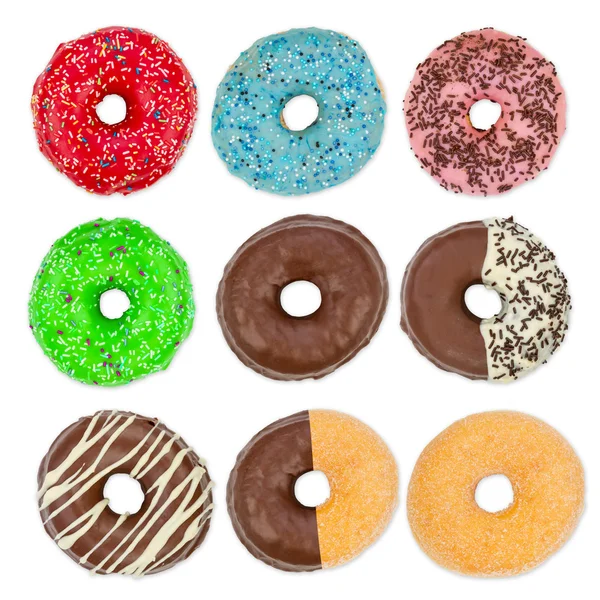 Donut-Set — Stockfoto