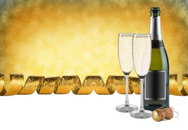 champagne party clipart