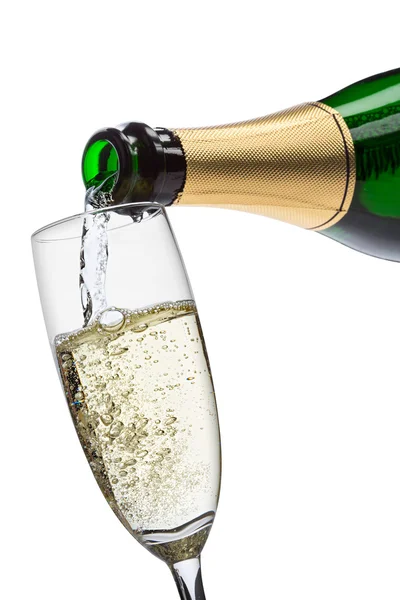Verter champán — Foto de Stock