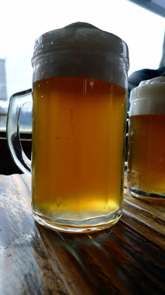 Piwo słoik — Zdjęcie stockowe
