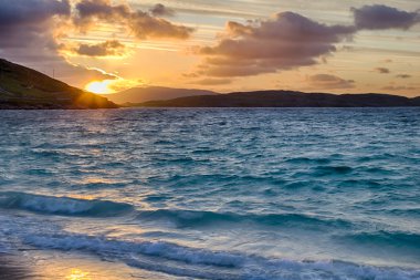 vatersay plaj güneş doğarken
