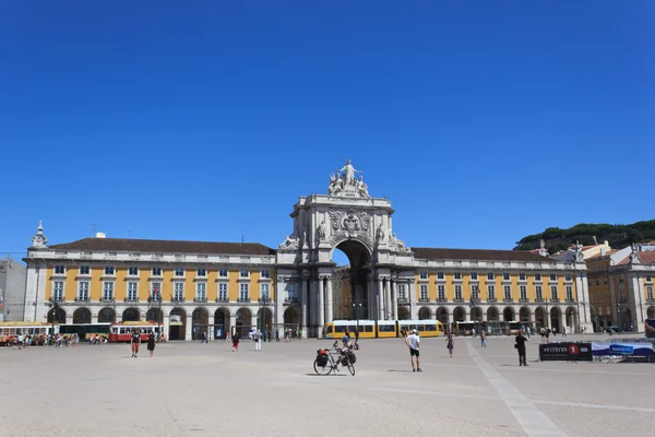 Lisabon - hlavní náměstí — Stock fotografie