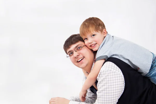 Son and dad — Stock Photo, Image