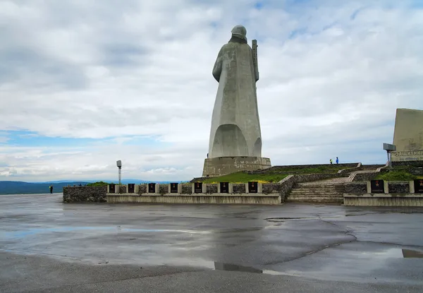 Мемориал защитникам советской Арктики в Мурманске Стоковая Картинка