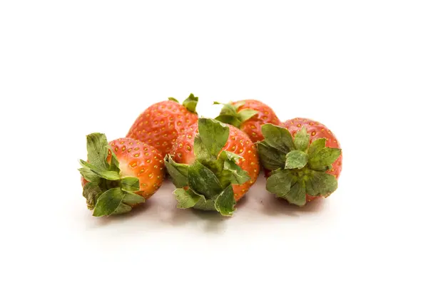 Yemek için taze kırmızı strawberrys — Stok fotoğraf
