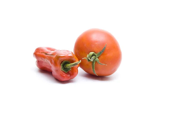 Papryka świeża czerwona tomatowith — Zdjęcie stockowe