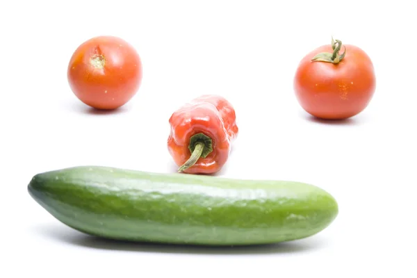 黄瓜与西红柿 — 图库照片