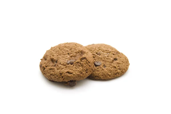 Νωπά ψημένα καφέ cookies για φαγητό — Φωτογραφία Αρχείου