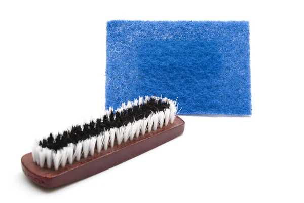 Handbrush sünger kumaş — Stok fotoğraf