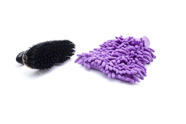 Duster and Handbrush for Cleaning the House — Stock Photo, Image