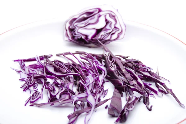 Fresh Sliced Red Cabbage — Stock Photo, Image